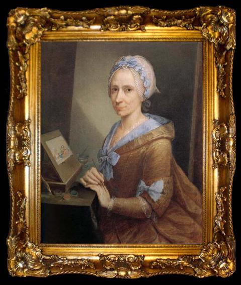 framed  Anna Bacherini Piattoli Self-Portrait, ta009-2